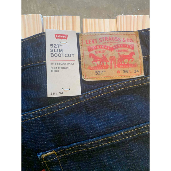 527 Slim Bootcut Jeans -  36W 34L - Picture 10 of 10